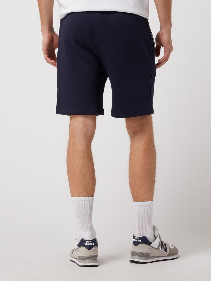 Sweatshorts mit elastischem Bund in dunkelblau