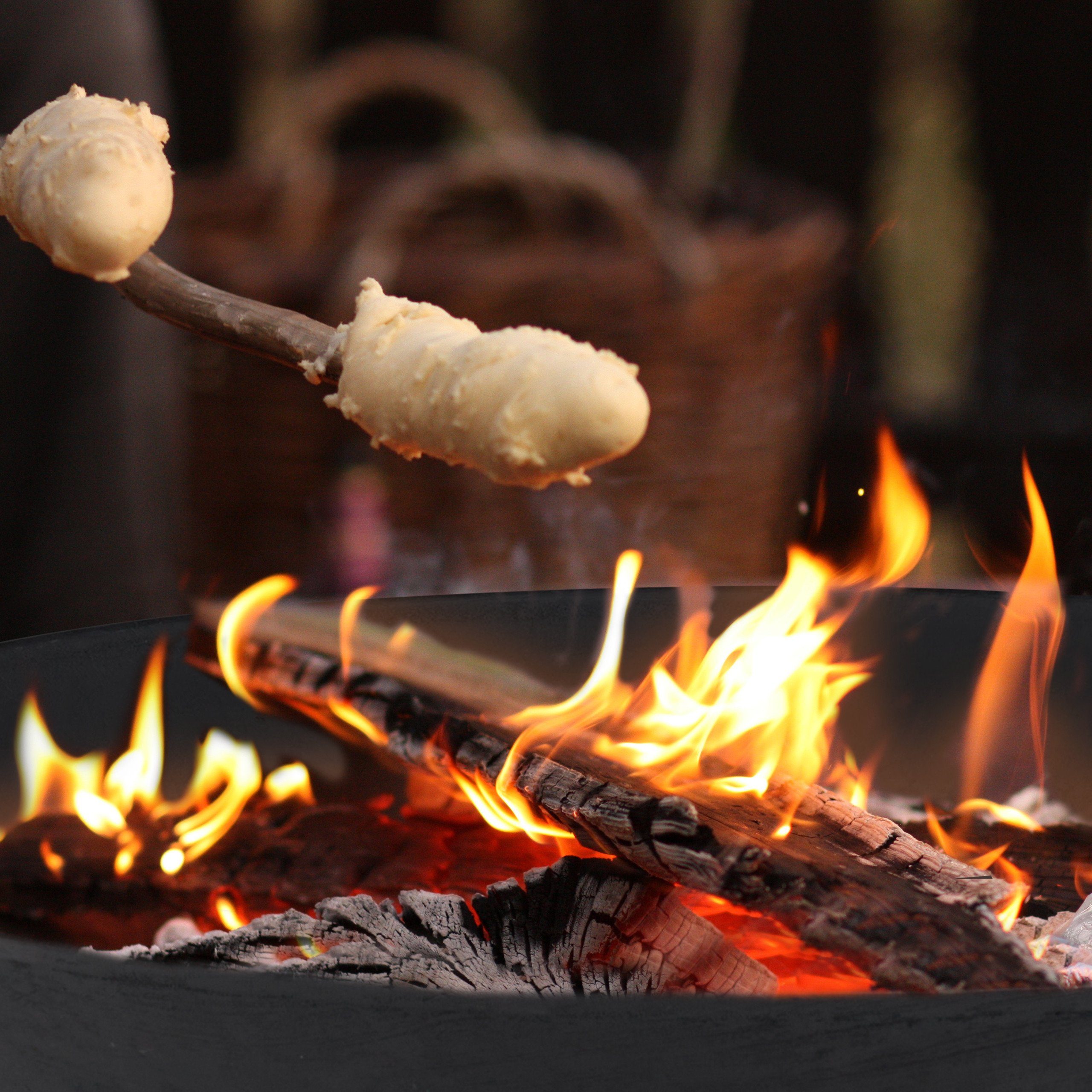 relaxdays Feuerschale Feuerschale Gusseisen