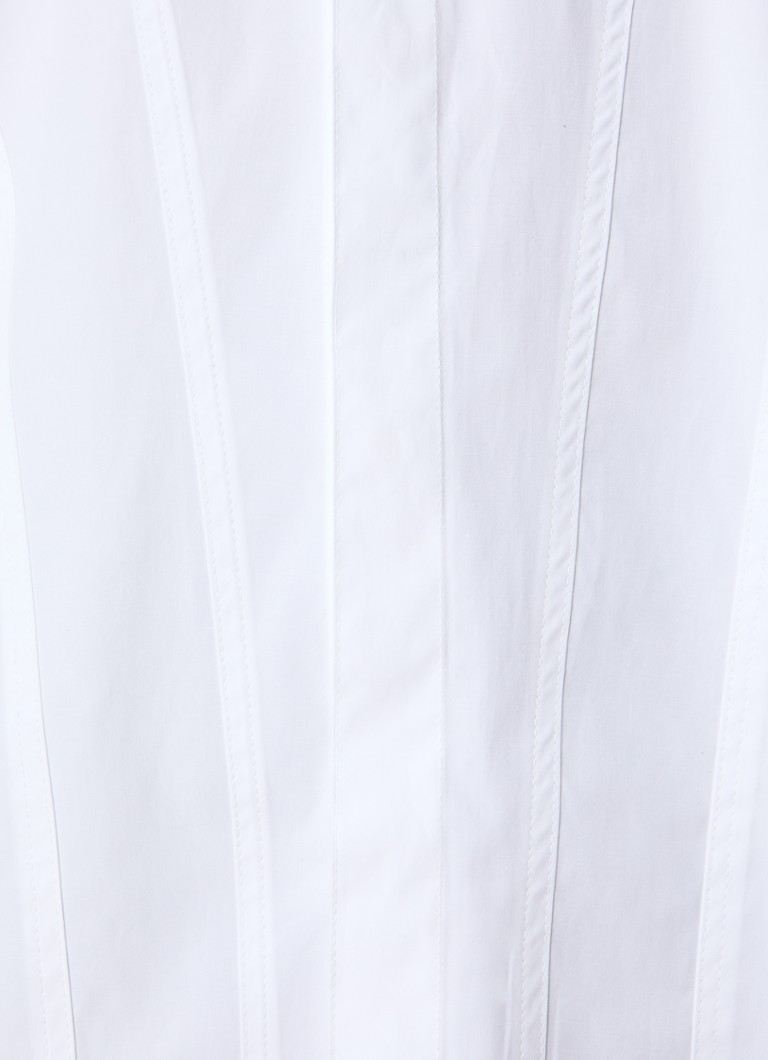 Camicia Louis Gabriel Nouchi dal taglio classico con impunture decorative.