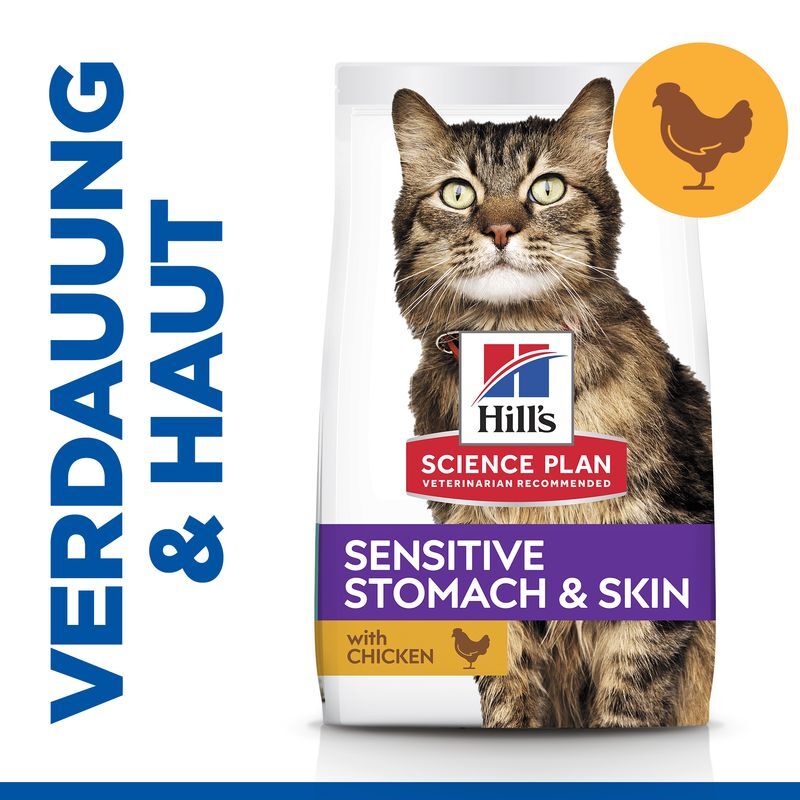 Hill's Trockenfutter Hill's Science Plan Sensitive Stomach & Skin Adult 1+ mit Huhn 1,5 kg