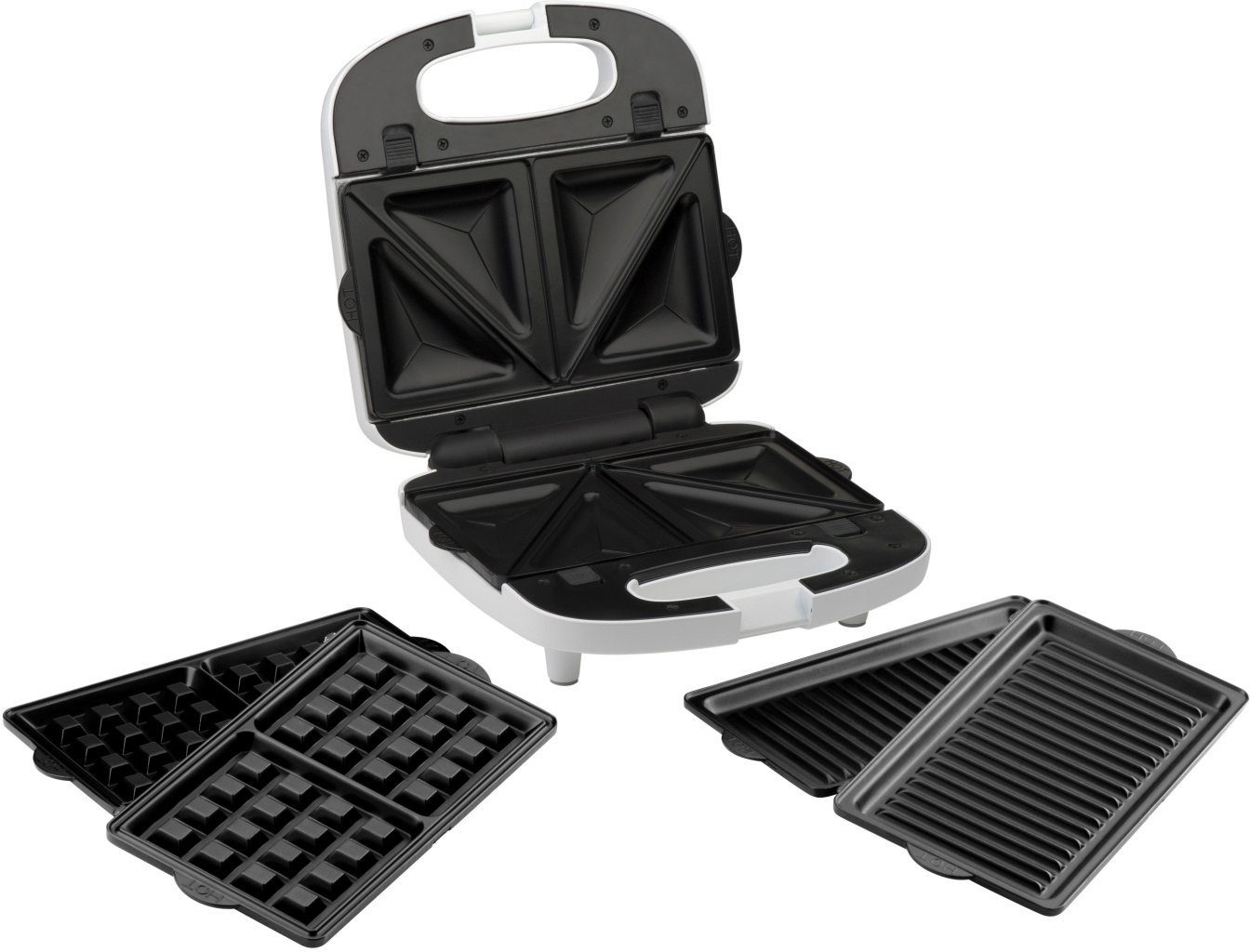 eta Sandwichmaker Tampo, ETA415690000, 700 W, Grill, Waffeleisen mit 180 ° aufklappbaren Platten