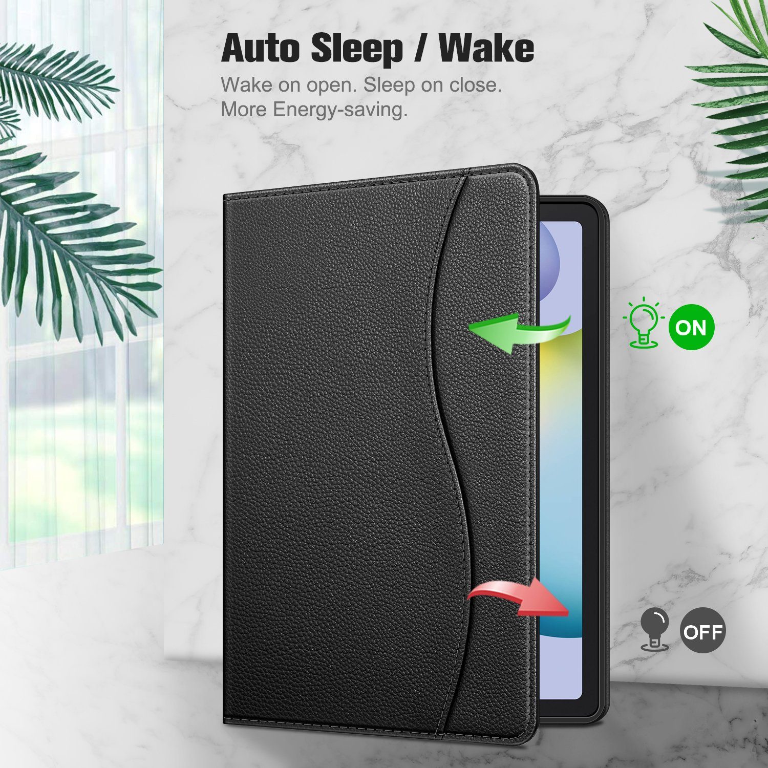 Fintie Tablet-Hülle Hülle für Samsung Galaxy Tab S6 Lite 10.4 2022/2020 SM-P610/P613/P615/P619, Soft TPU Rückseite Gehäuse Schutzhülle mit S Pen Halter und Dokumentschlitze