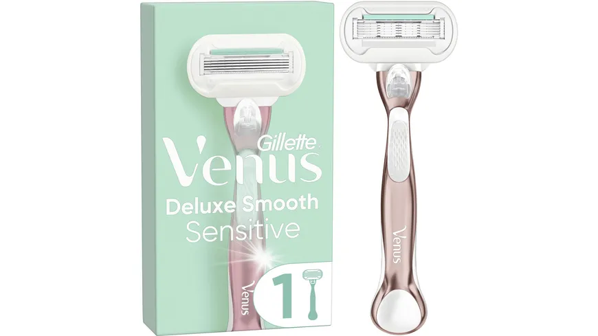 Gillette Venus Rasierer Deluxe Smooth Sensitive Rosegold