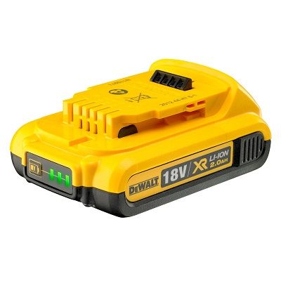 DeWalt Tillbehör DCB183-XJ DCB 183-XJ 18 volt 2,0 Ah litiumjonbatteri