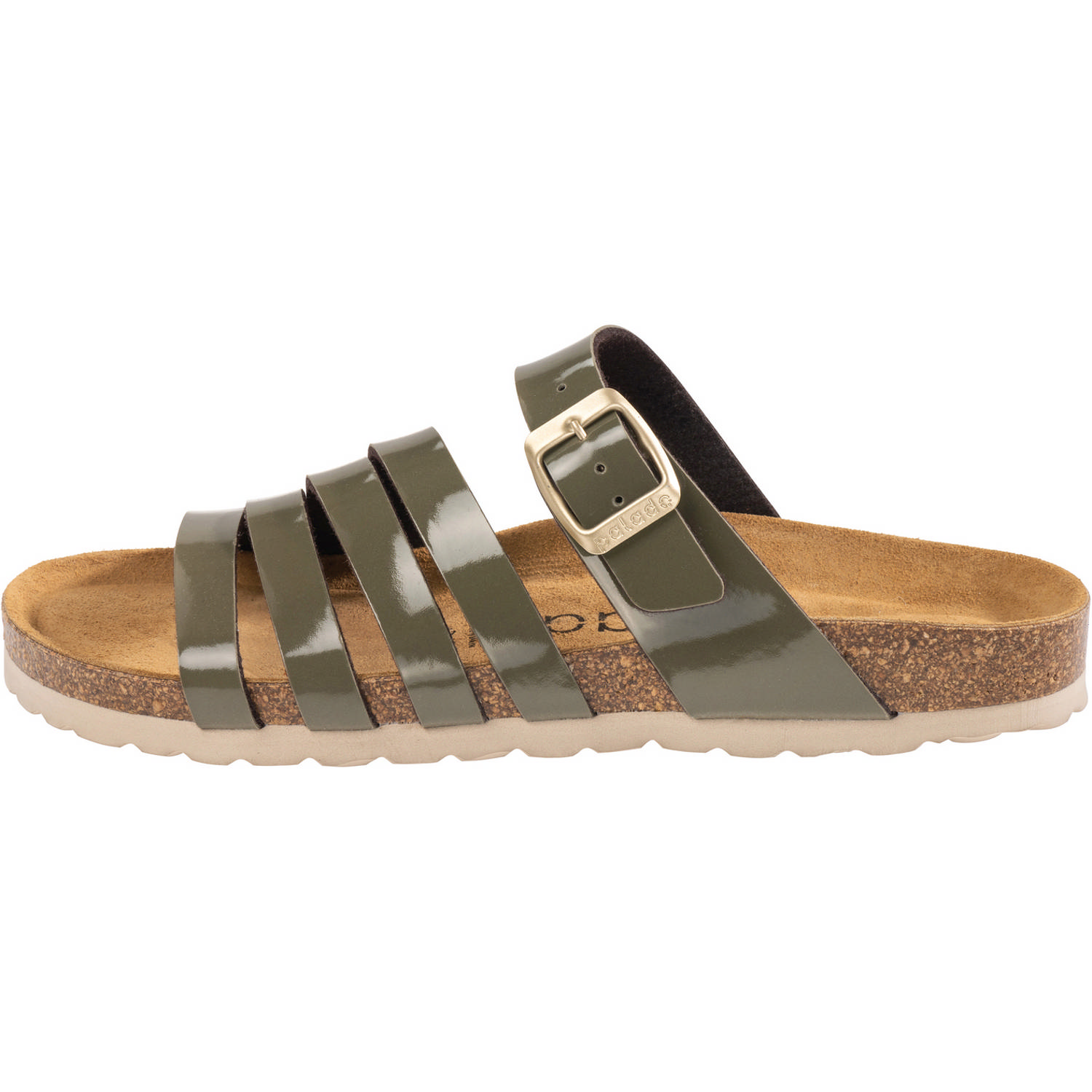 Palado Roma, Pantoletten, Damen, Lack Khaki
