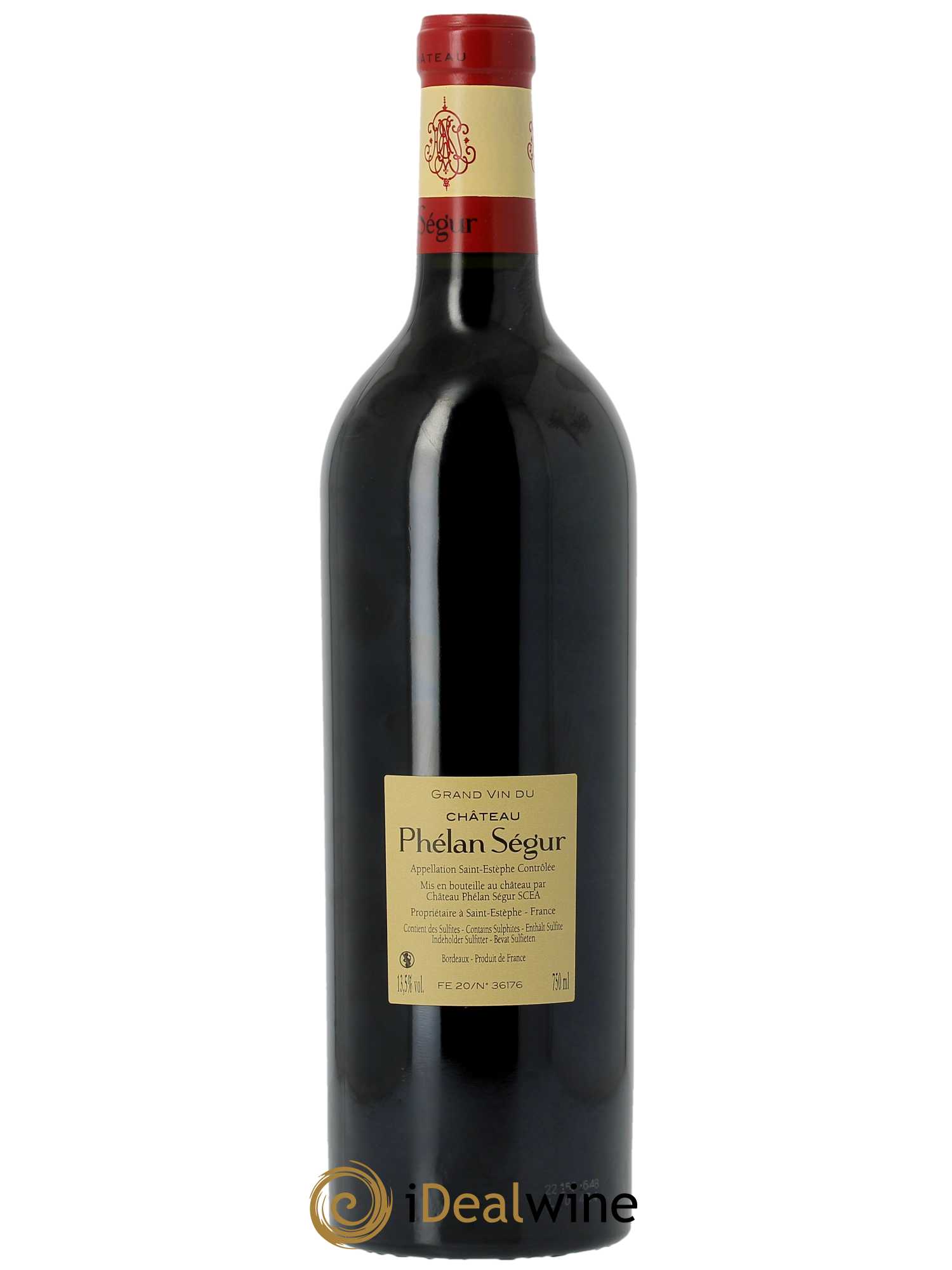 Château Phélan Ségur (CBO à partir de 6 BTS) 2020 - Lot de 1 Bouteille