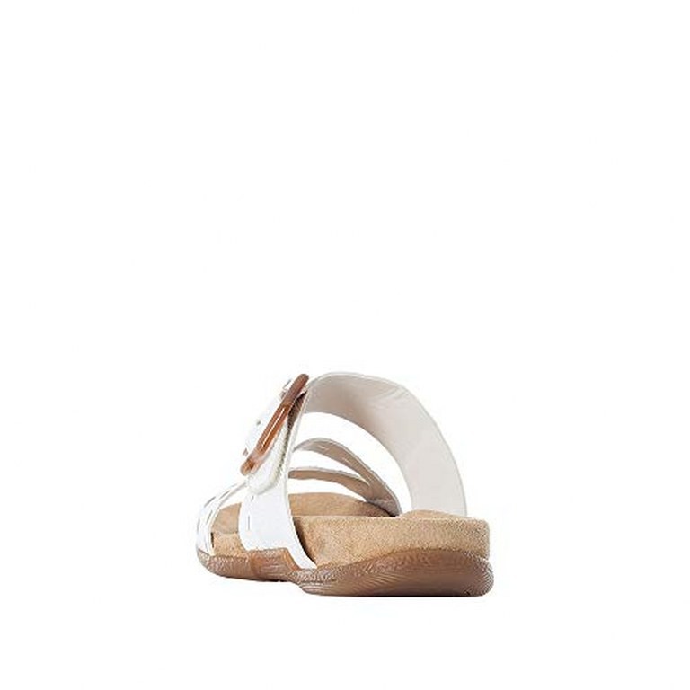RIEKER Klassische Sandalen weiss FSK Damen Sandalen