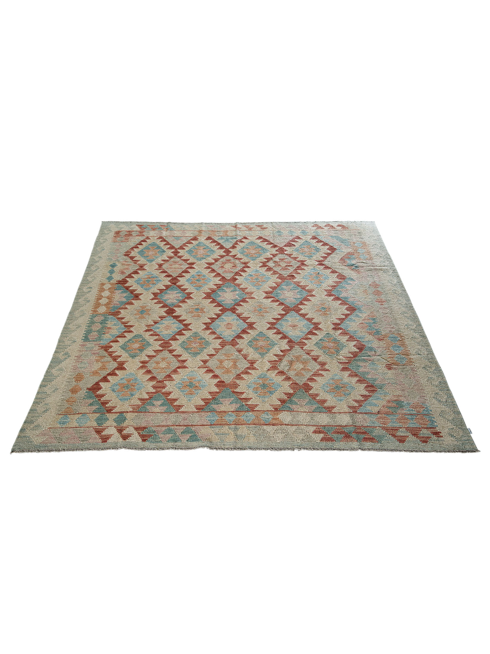 Afghan Kelim ca. 200 x 243 cm, Unikat / Einzelstück