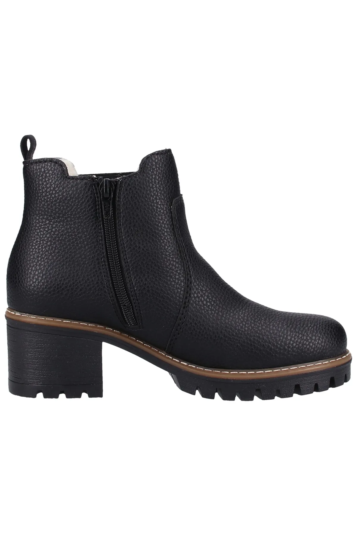 Rieker  Stiefelette - Schwarz - Blockabsatz