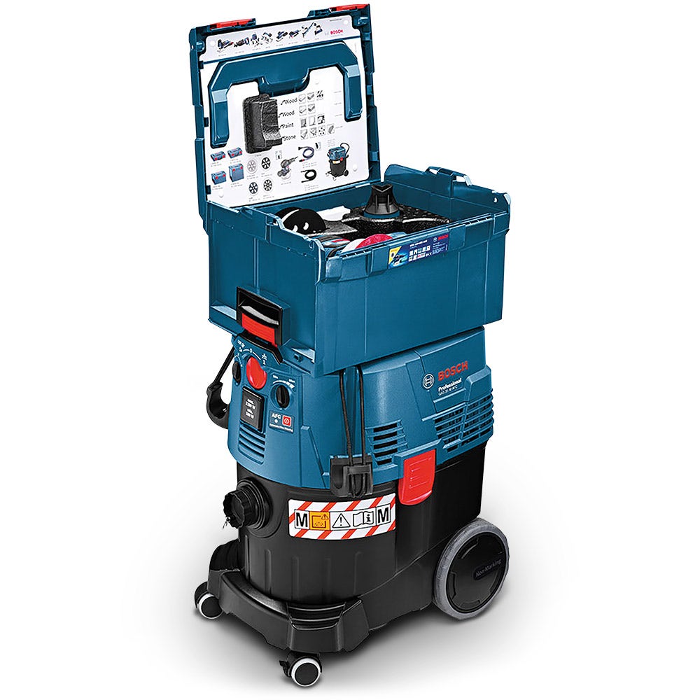 Aspirador industrial BOSCH 240 V 35 l classe M para uso em superfícies secas e úmidas 06019C3140