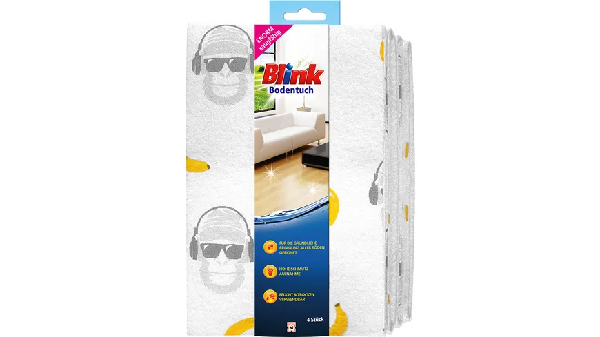 Blink Bodentuch 4er-Packung, 50x47 cm