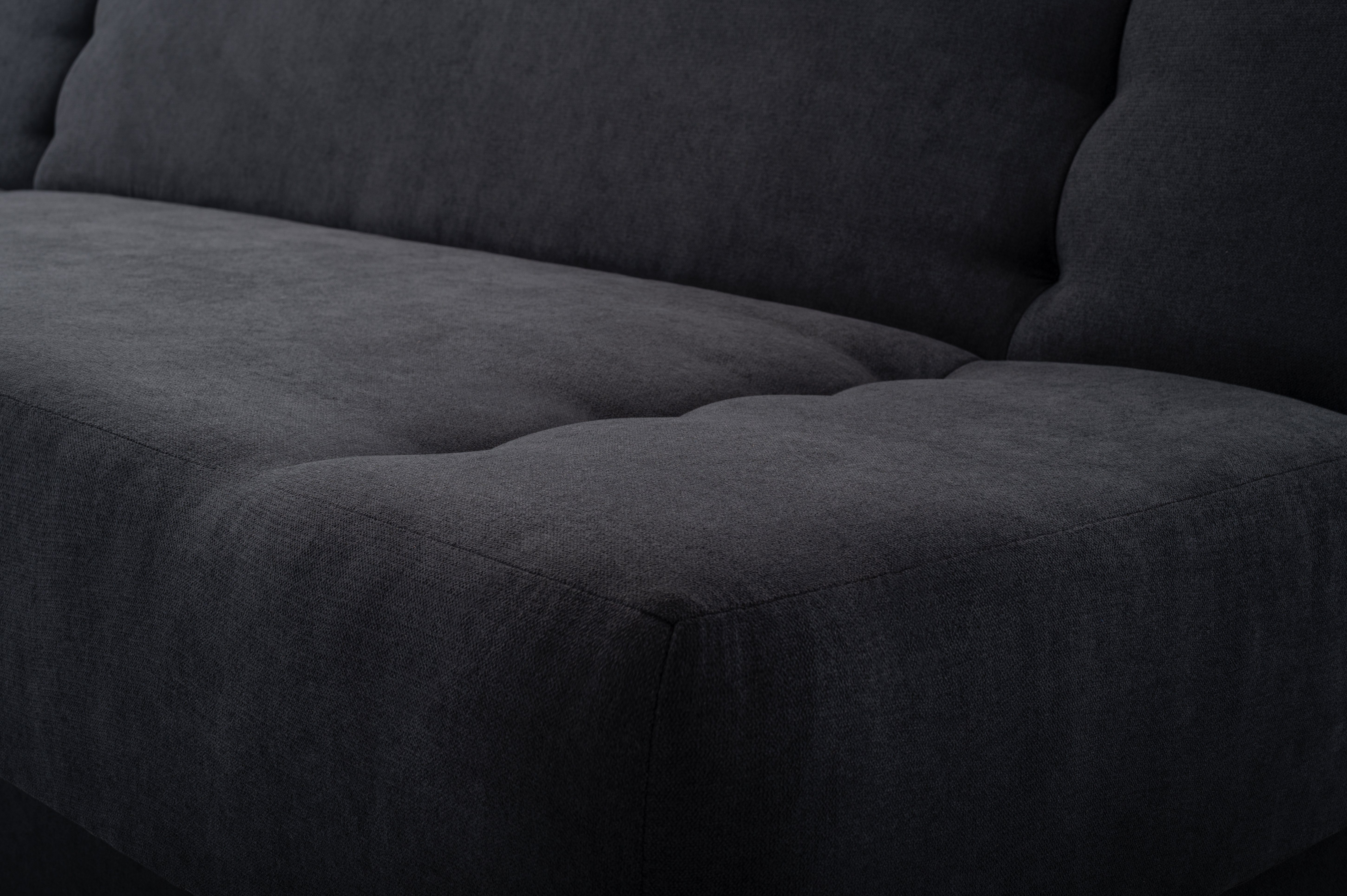 MOEBLO Schlafsofa Cyprus, Sofa Kippsofa Klappsofa Clic-Clack Couch für Wohnzimmer Federkern Sofagarnitur Polstersofa - 120x190x90cm -, mit Bettkasten und Schlaffunktion