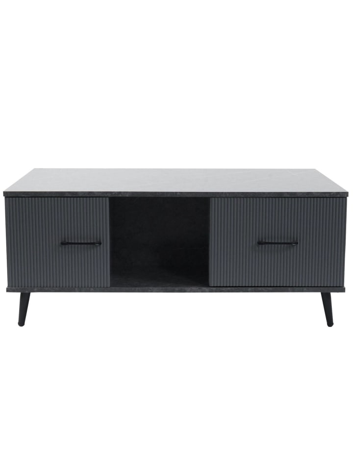 MCW Couchtisch N89, Marmor-Optik grau günstig kaufen onesize