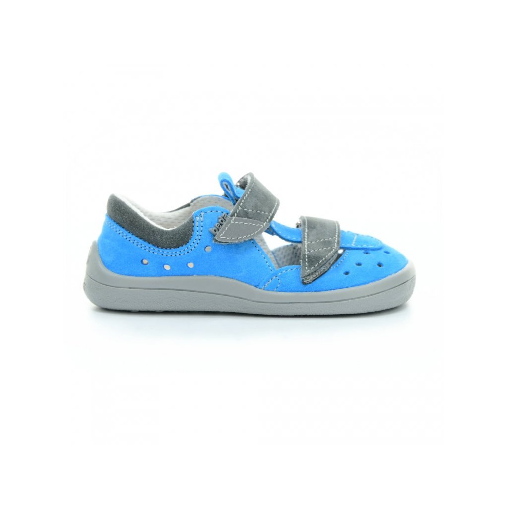 Beda Tom Barfußsandalen Klett (BF0001 / SD / W)