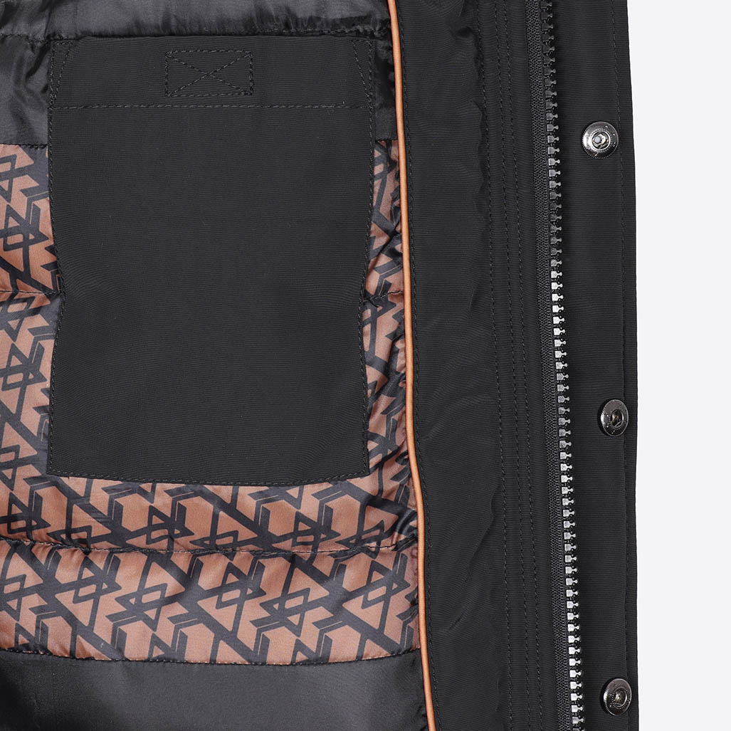 ELONI  Parka noire garçon
