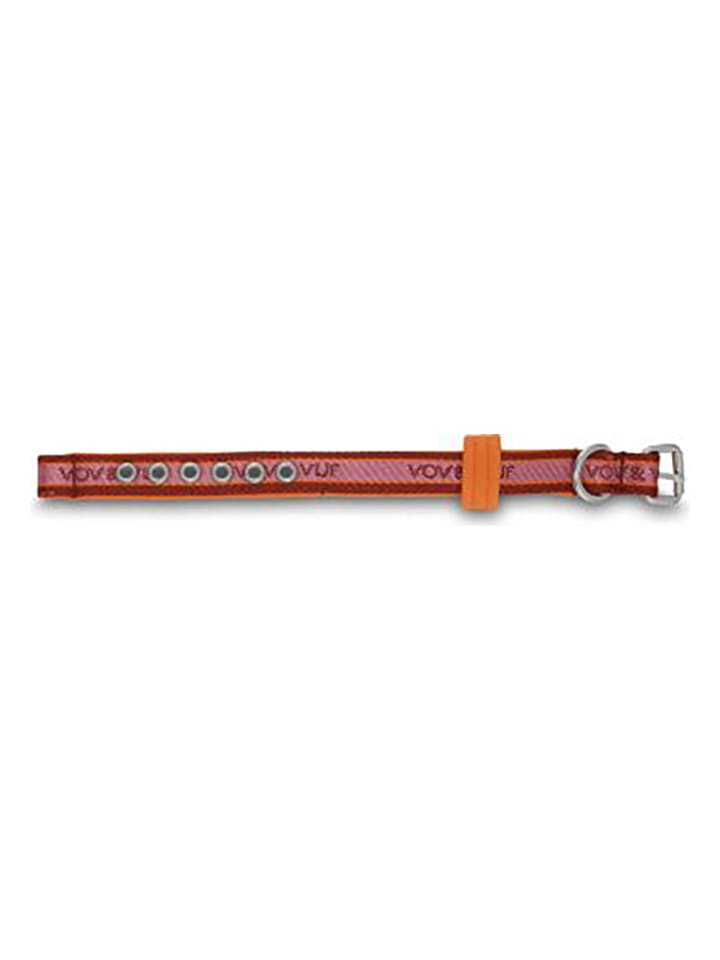 VOV & VUF Hundehalsband in Rot/ Orange günstig kaufen onesize