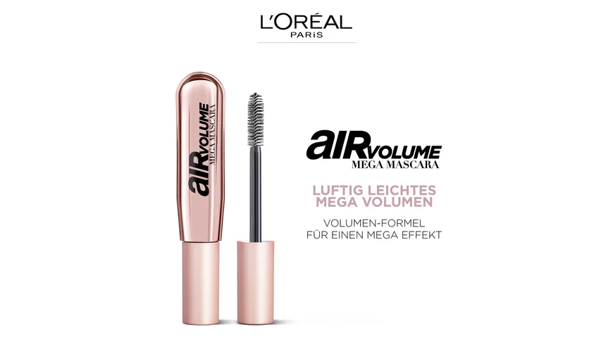 L'ORÉAL PARIS Mascara Air Mega Volume 9.4 ml schwarz