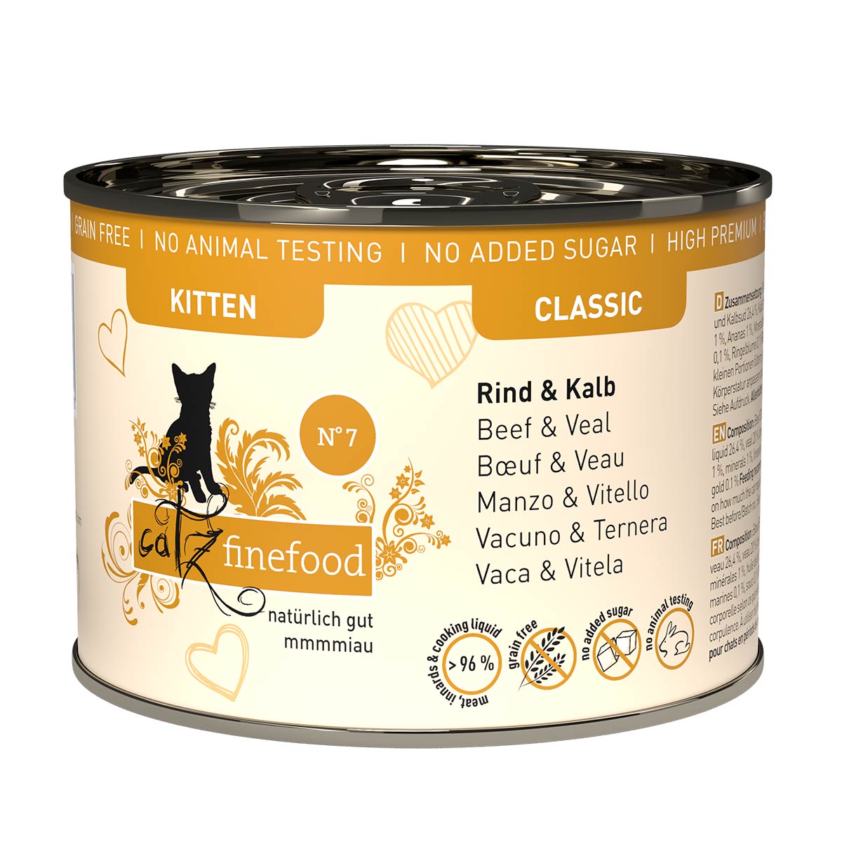catz finefood Kitten No. 7 Rind & Kalb kaufen bei ZooRoyal