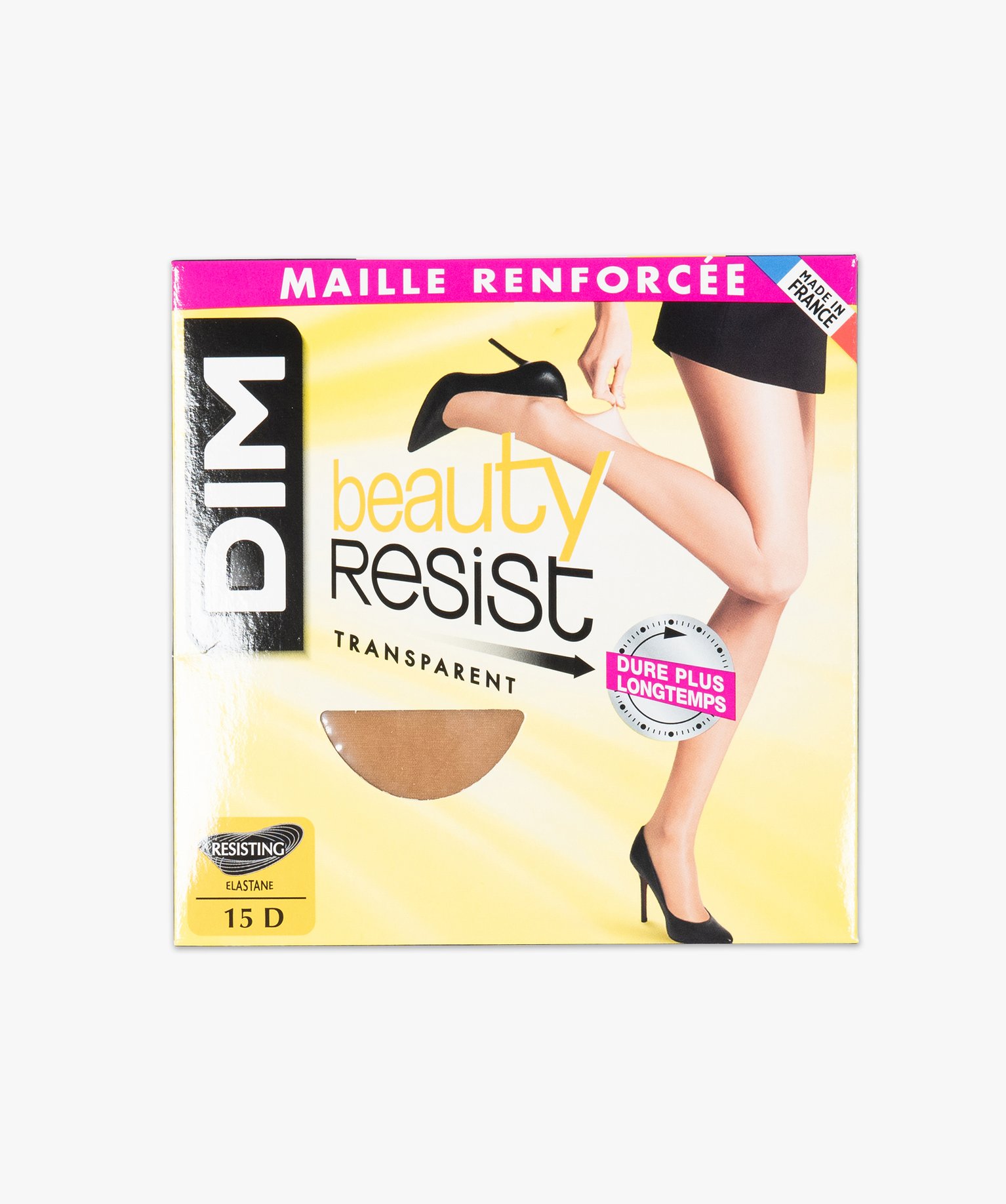 Collants femme transparents Beauty Resist (lot de 2) - Dim beige clair | GEMO