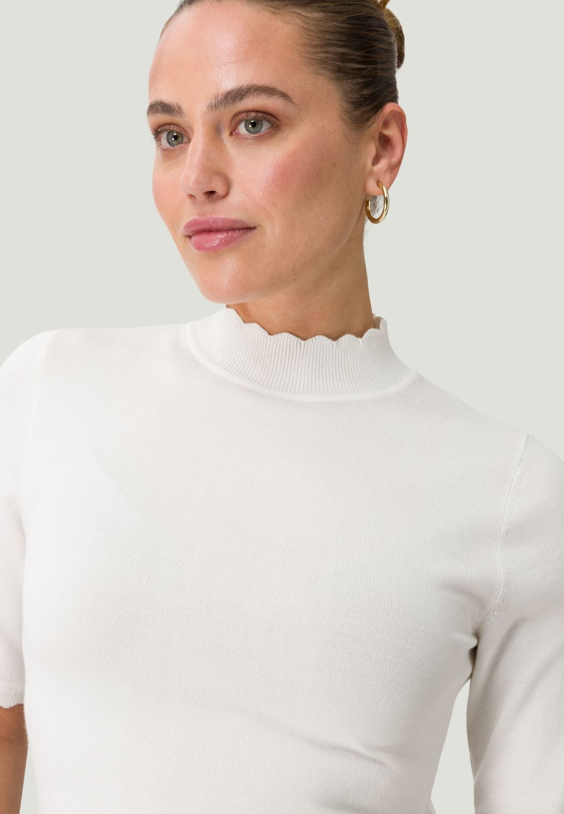 Pullover mit Stehkragen