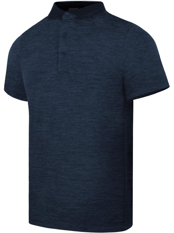 Normani Outdoor Sports Herren Merino Polo-Shirt Nowra in Navy günstig kaufen