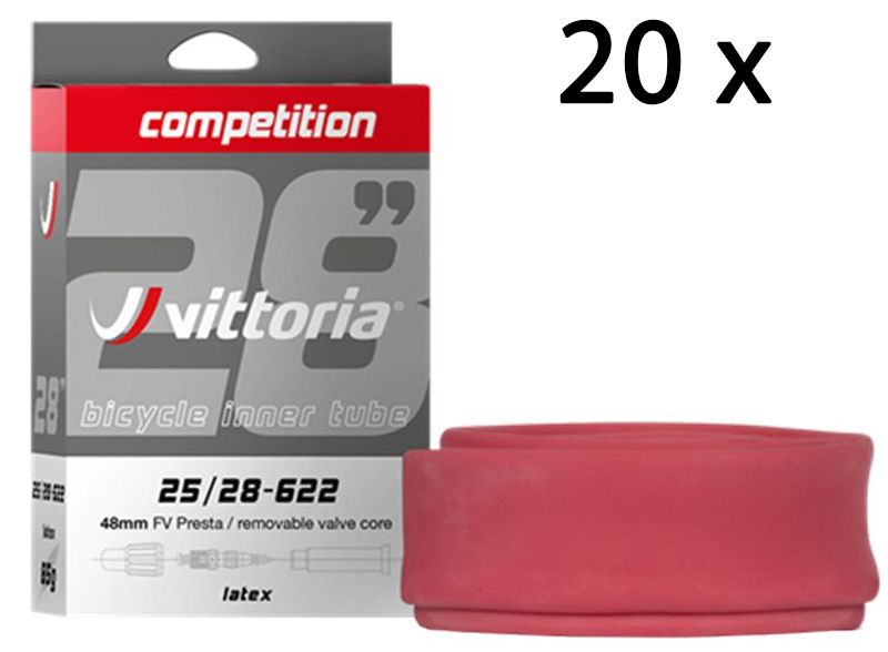 Vittoria Competition Latex 25/28-622 48mm Schlauch (20 Stück) kaufen | Bike-Discount