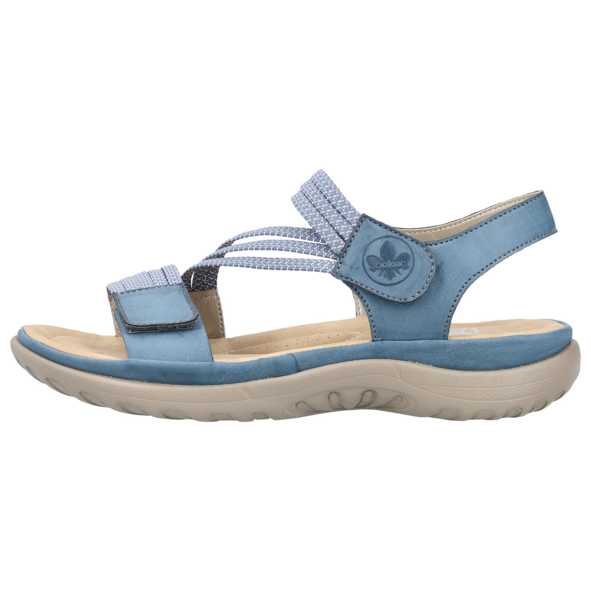 Rieker 64870 Sandale blau