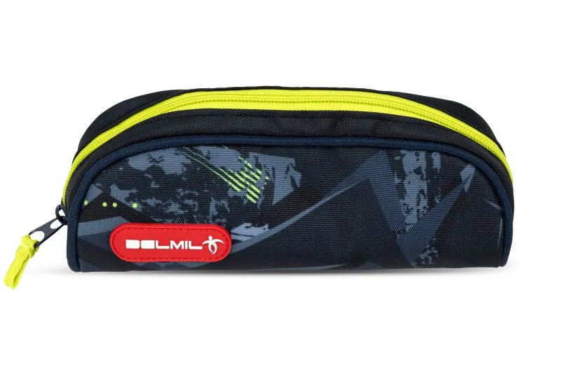 Belmil Classy Plus Schulranzen Set 5-teilig mit Brustgurt - T-Rex Lime