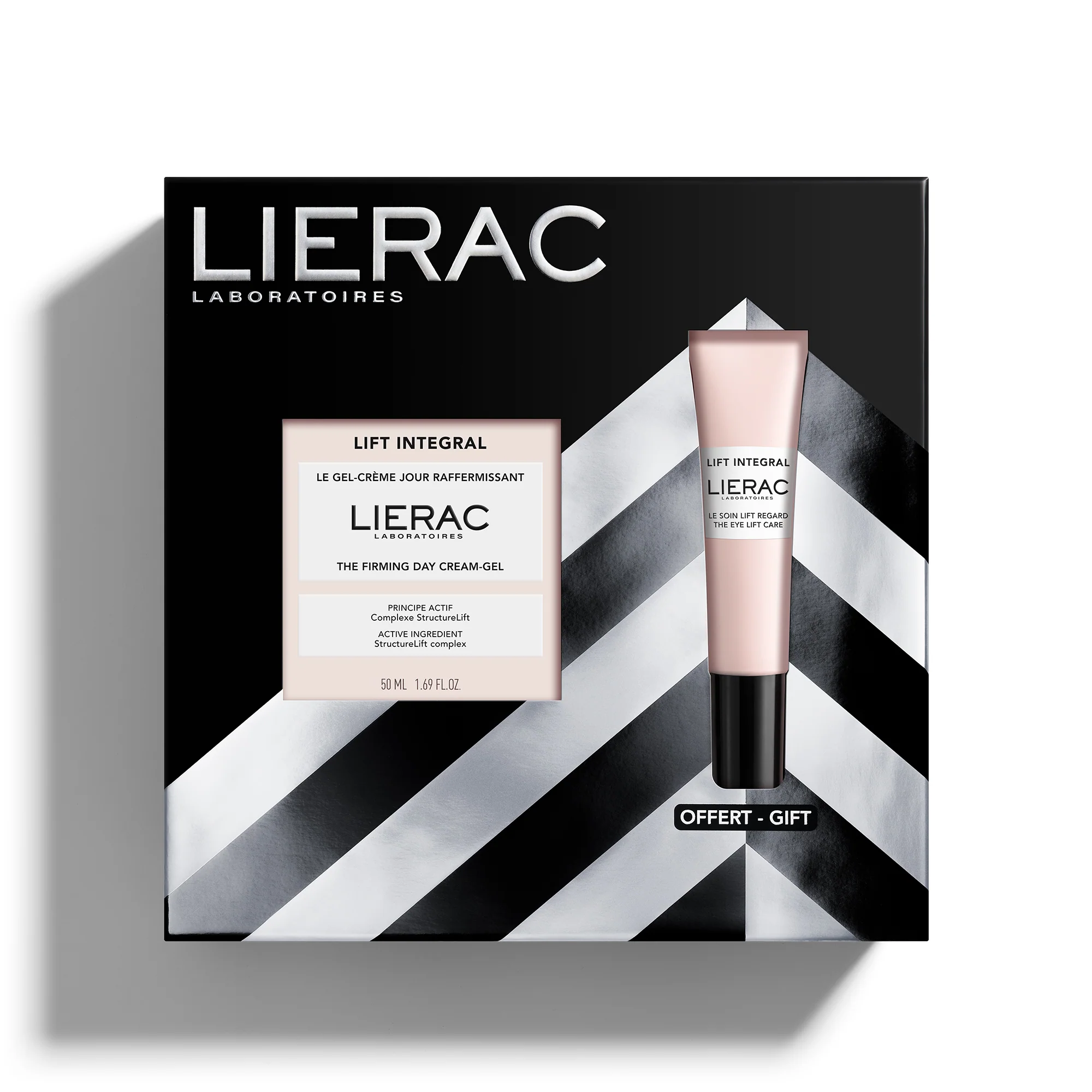 Χριστουγεννιάτικο σετ δώρου Lift Integral: Κρέμα-τζελ ημέρας + Lift Integral Eyes - Αντιρυτιδικό σετ δώρου, Αντιρυτιδικό τζελ προσώπου