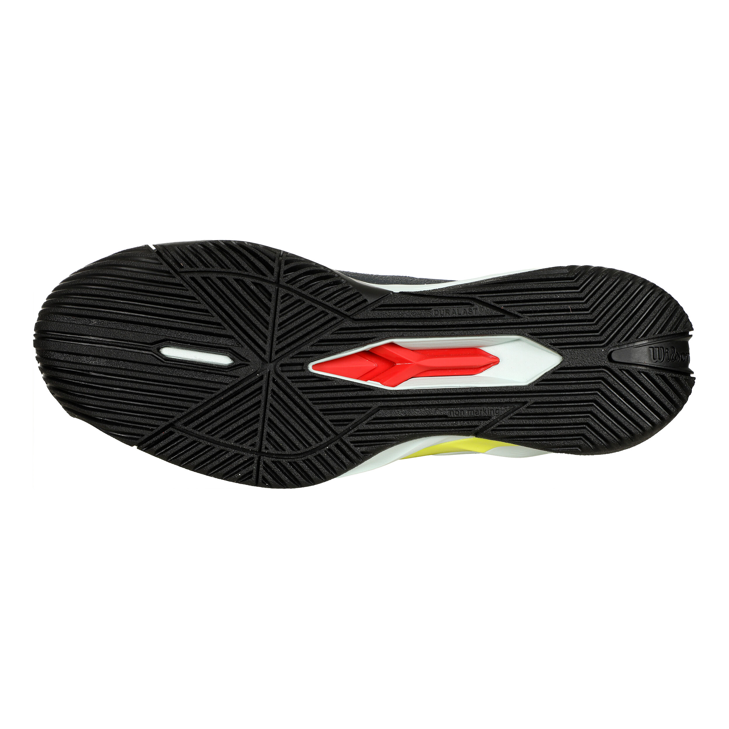 Rush Pro Extra Duty Allcourtschuh Herren - Schwarz, Neongelb