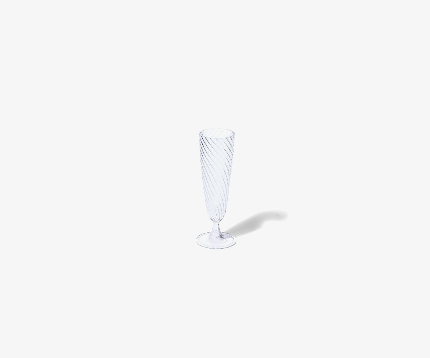 Flute à champagne - Vrillée