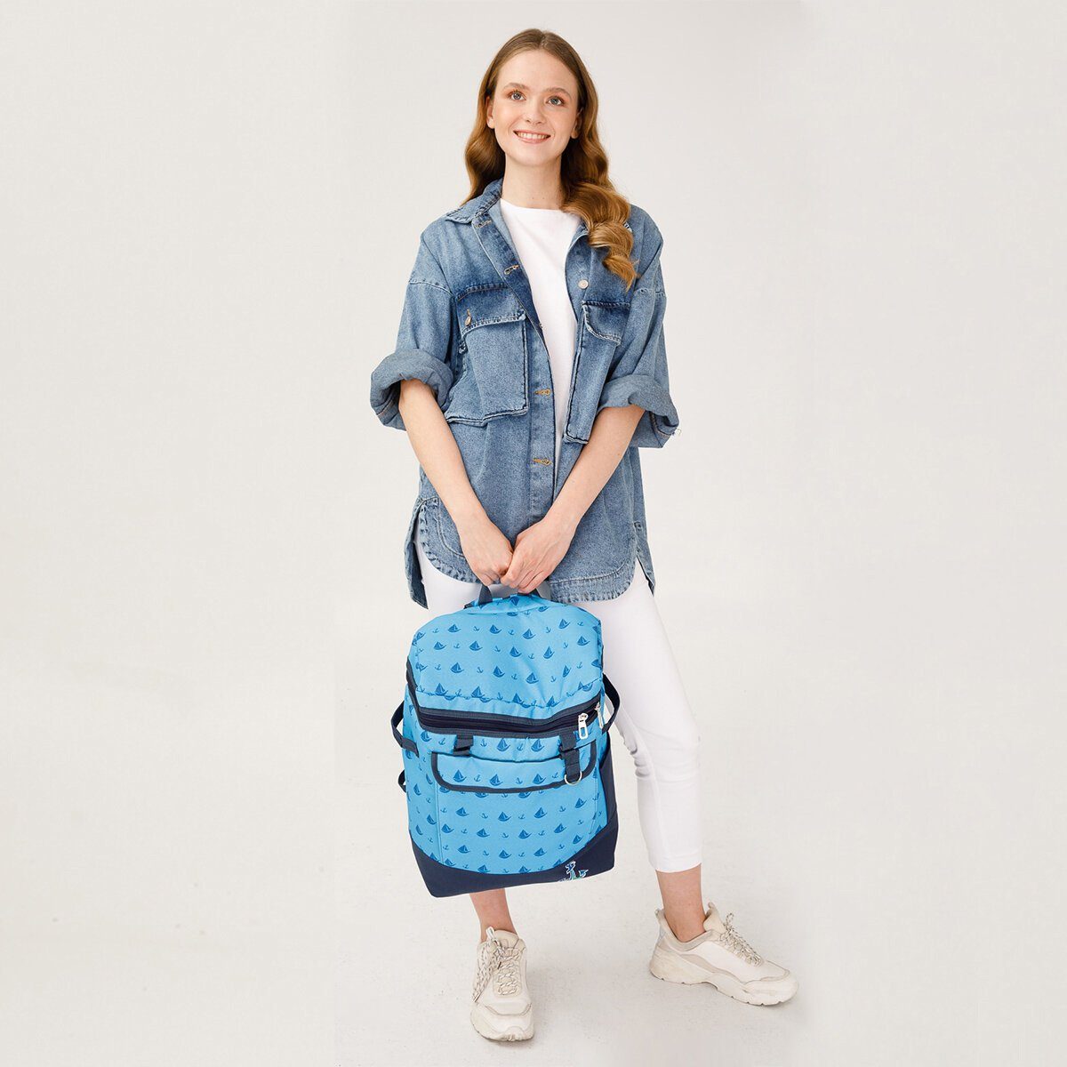 ANEMOSS Kühltasche Anemoss Marine Collection Sailboat Kühlrucksack, 25L Thermo Lunchbox