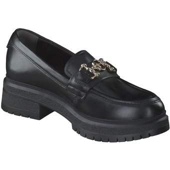 Tamaris Plateau Loafer in schwarz