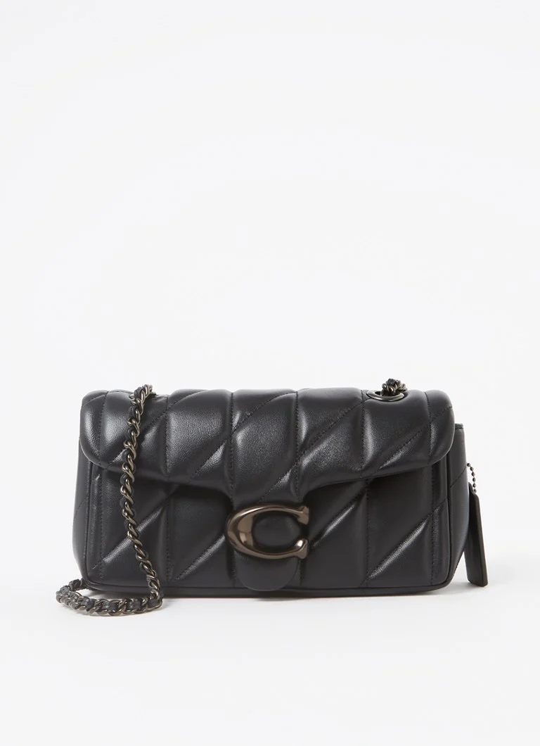 Coach The Tabby leather shoulder bag with quilt pattern