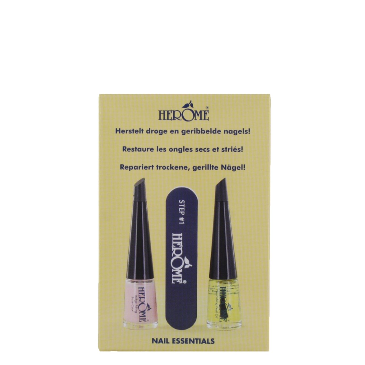 Herôme Set Pour Ongles Secs et Striés Nourrit et Lisse