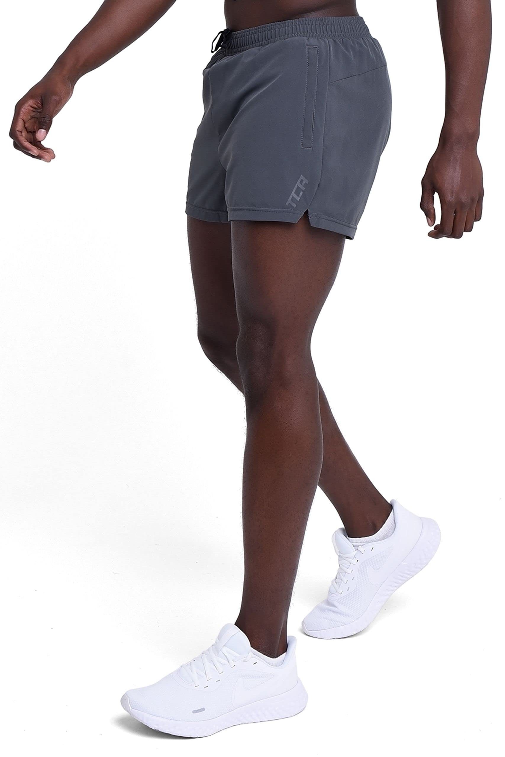 TCA Trainingsshorts TCA Herren Netzgewebe Short - Dunkelgrau