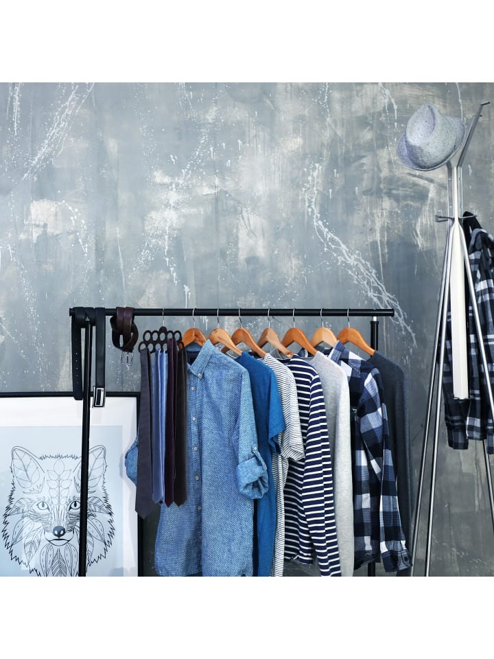relaxdays Schalhalter in Schwarz günstig kaufen onesize