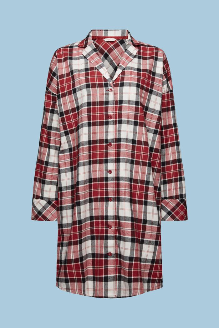 Karo-Nachthemd aus Flanell