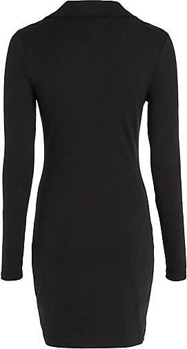 TOMMY-JEANS Damen Polokleid TJW LS POLO DRESS