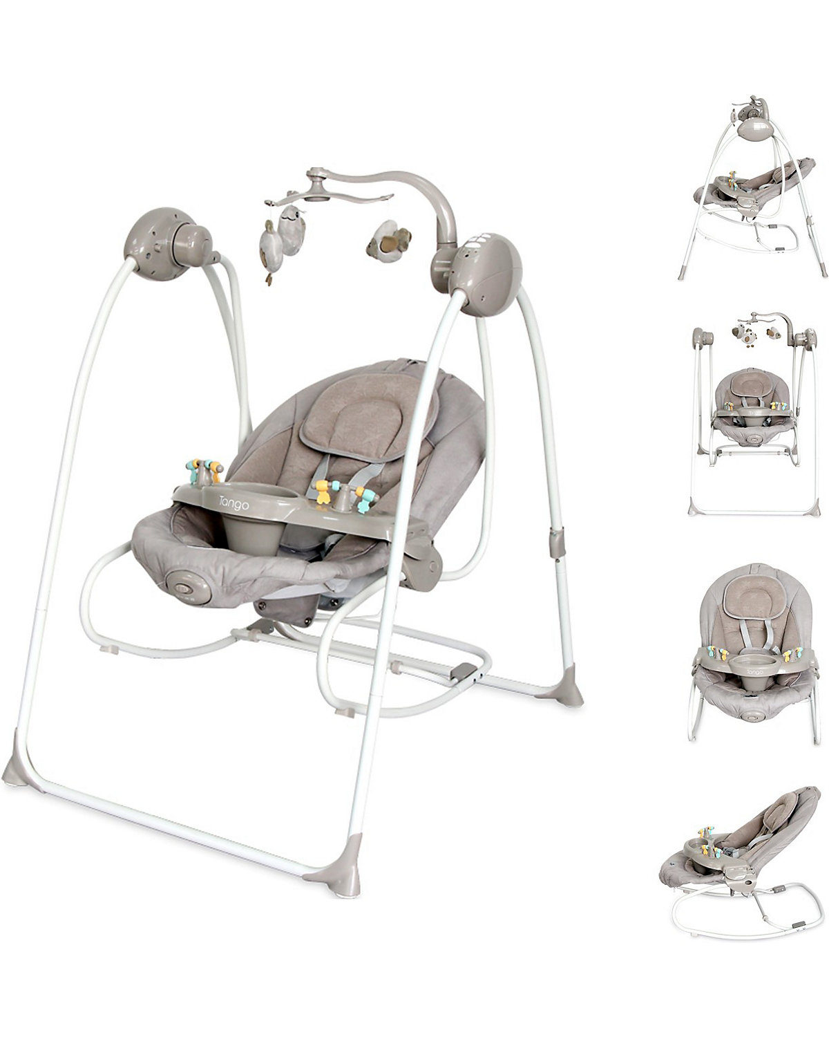 Babywippe Tango 2 in 1, Fernbedienung, MP3, Timer, Mobile Babywippen