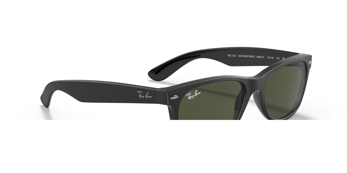 NOU MIX DE CULORI WAYFARER - Negru Verde Opaco