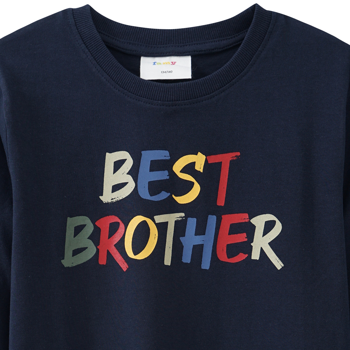 Jungen Langarmshirt mit Message-Print