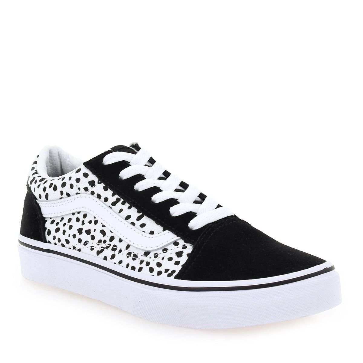 Vans  OLD SKOOL DALMATIAN KIDS - Noir blanc
