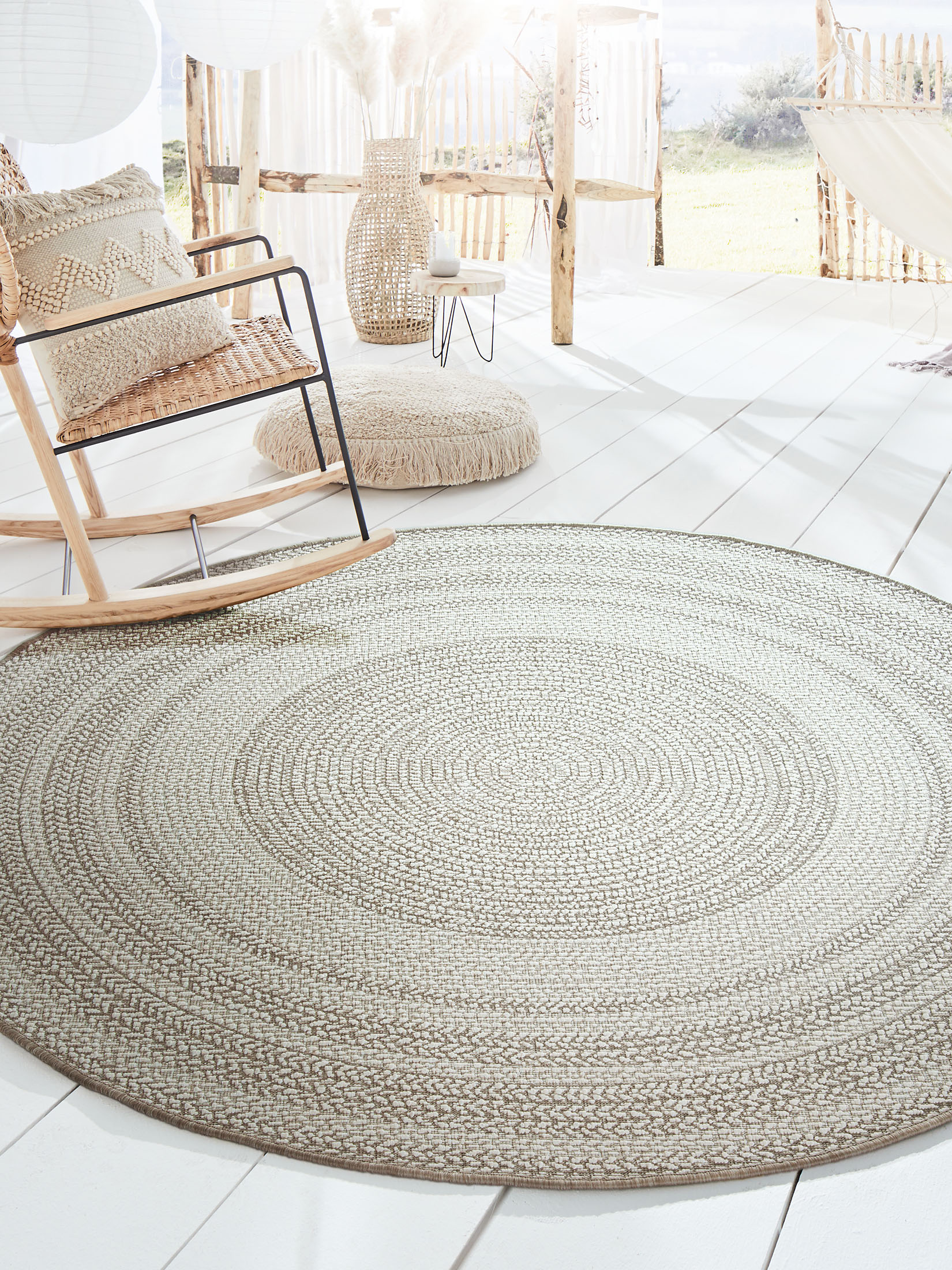 Strandby Moderner Teppich, Ivory