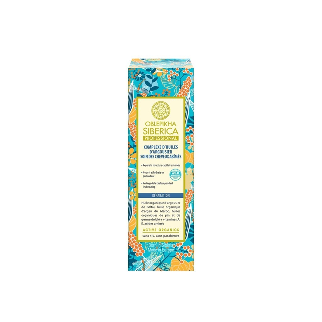 Natura Siberica Sea Buckthorn Oil Complex for damaged hair care