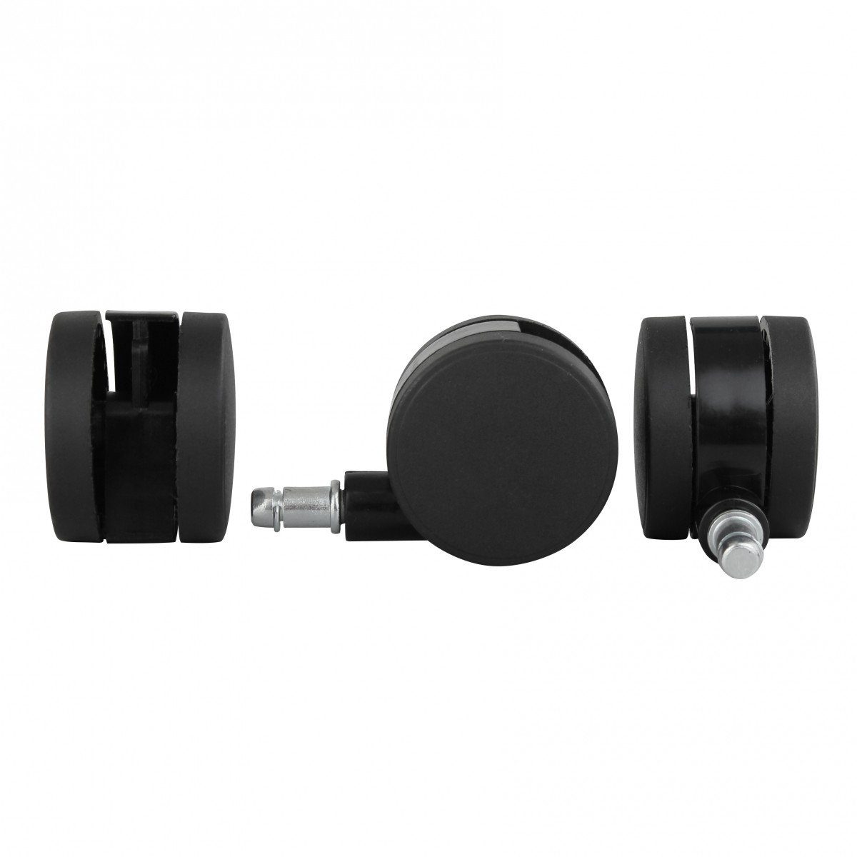 KADIMA DESIGN Stuhlrolle Premium Bürostuhlrollen aus Polyurethan in Schwarz (5er Pack)