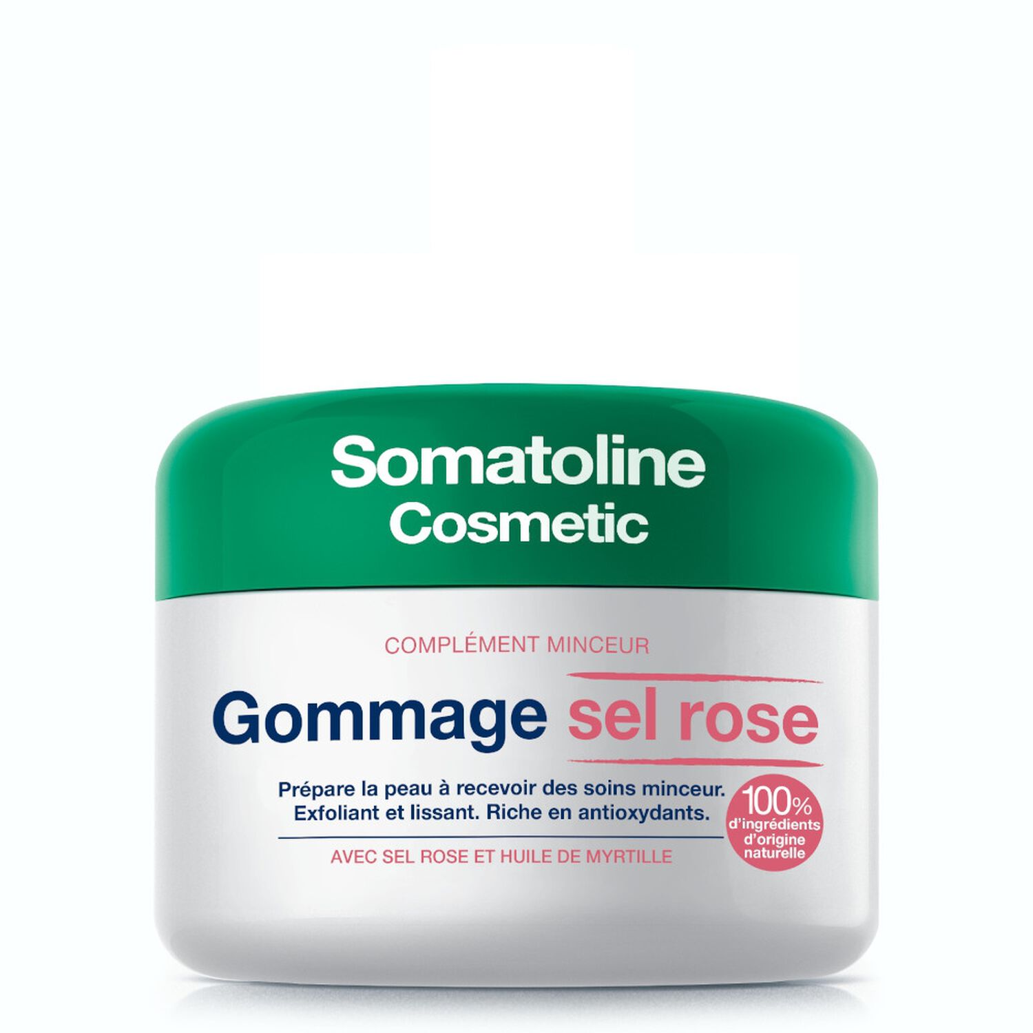 Somatoline Cosmetic Gommage Sel Rose Exfolie et Lisse la Peau 350g