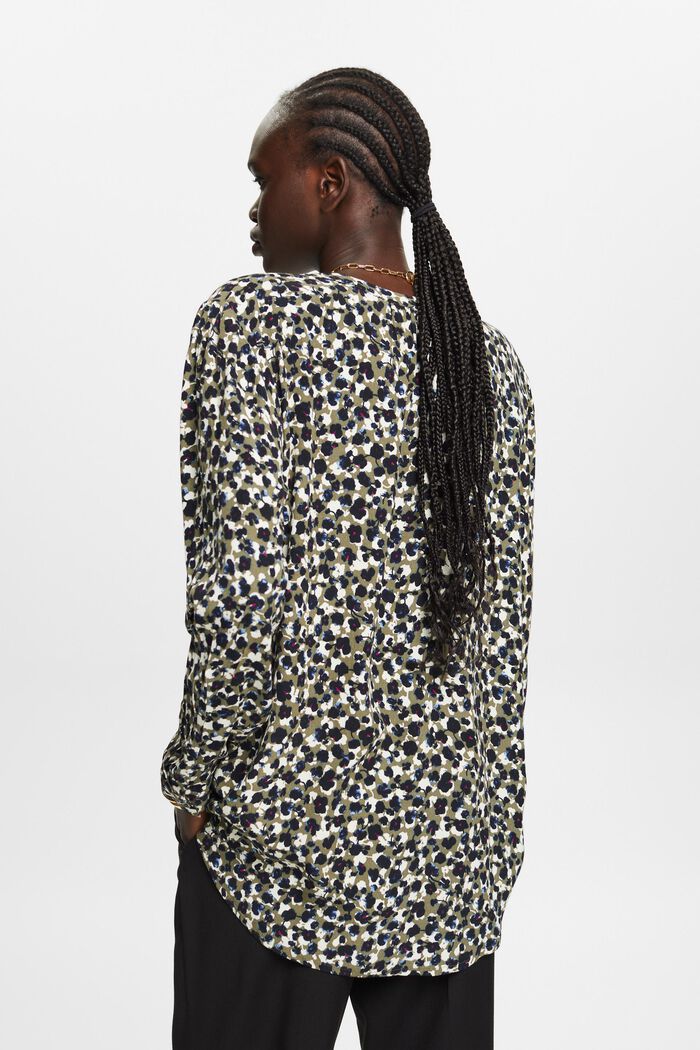 Bluse mit Muster, LENZING™ ECOVERO™