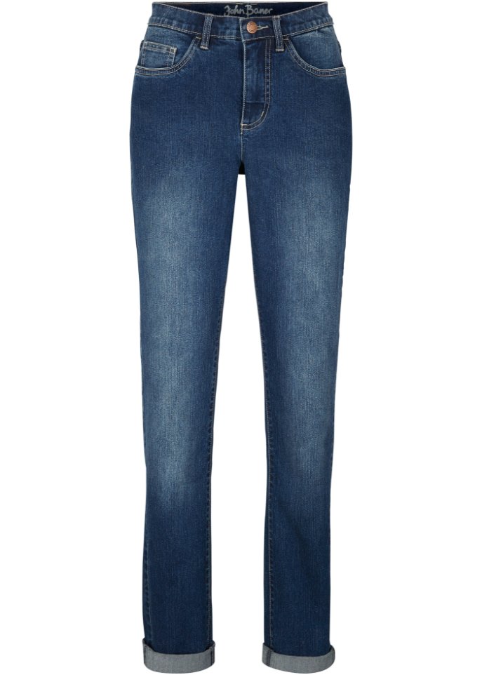 Komfort-Stretch-Jeans, Straight