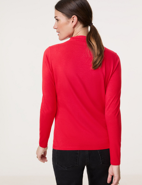 Langarmshirt mit Turtleneck